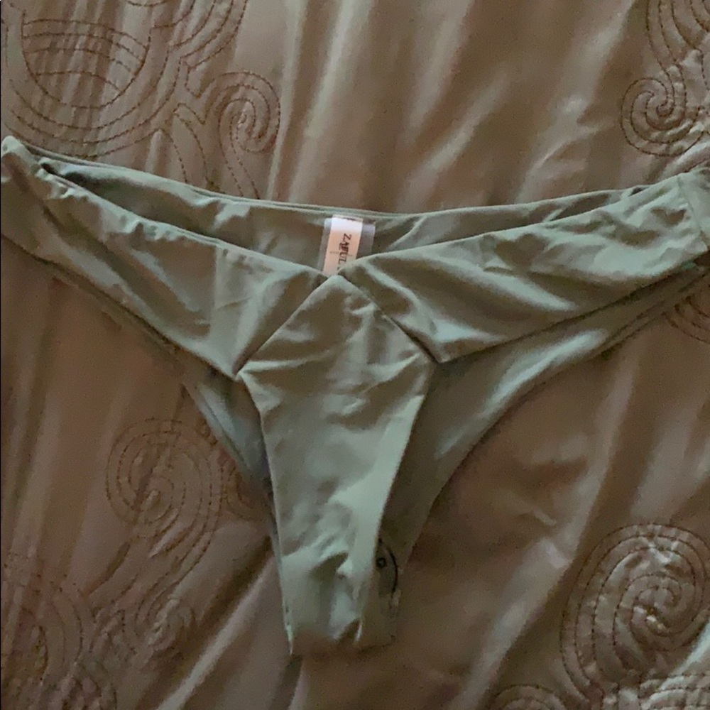 Olive Green Bikini Bottoms